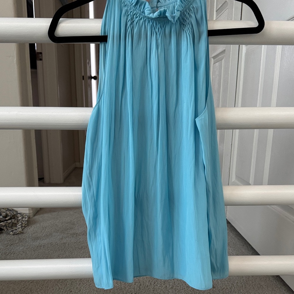 Robin’s Egg Light Blue Sleeveless Top